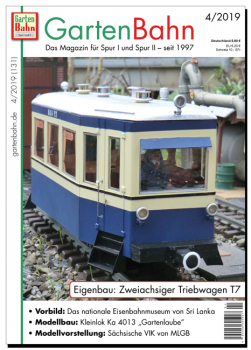 GartenBahn 2019 - Jahrgang komplett